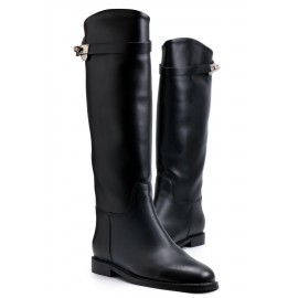 OZ DOROTHY Siyah Kemer Detaylı Kadın Çizme K22TNR001808