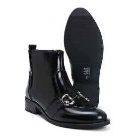 OZ DOROTHY Siyah Rugan Kadın Deri Bot KDK 2300