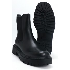 OZ DOROTHY Siyah Kadın Deri Bot KSÇL-652