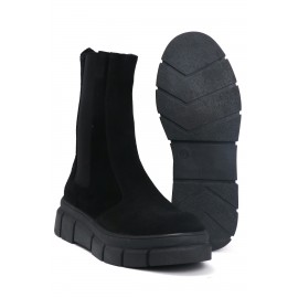 OZ DOROTHY Siyah Kadın Süet Bot KVOOG-022562