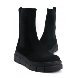 OZ DOROTHY Siyah Kadın Süet Bot KVOOG-022562