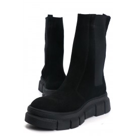 OZ DOROTHY Siyah Kadın Süet Bot KVOOG-022562