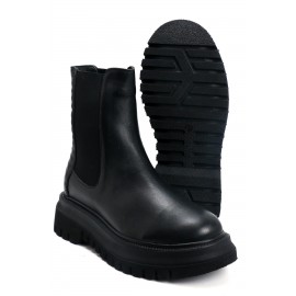 OZ DOROTHY Siyah Kadın Deri Bot KVOOG-07062