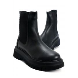 OZ DOROTHY Siyah Kadın Deri Bot KVOOG-07062