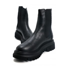 OZ DOROTHY Siyah Kadın Deri Bot KVOOG-07062