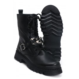 OZ DOROTHY Siyah Kadın Deri Bot KDK-D2503