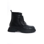 OZ DOROTHY Siyah Kadın Deri Bot KDK-00316