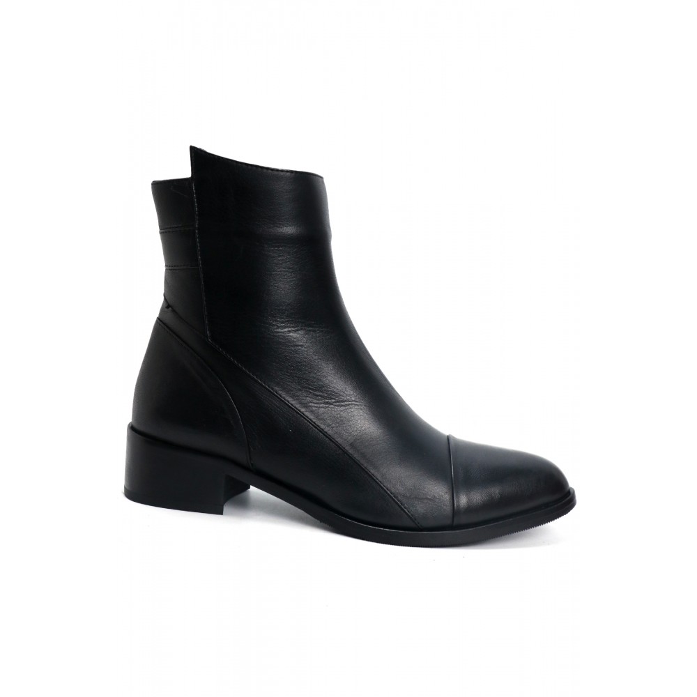 OZ DOROTHY Siyah Kadın Deri Bot KPURE-011098