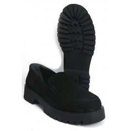 OZ DOROTHY Siyah Kadın Deri Loafer KDK-2842