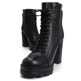 OZ DOROTHY Siyah Kadın Deri Bot KPOST-00791