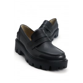OZ DOROTHY Siyah Kadın Deri Loafer KÇRK-1910