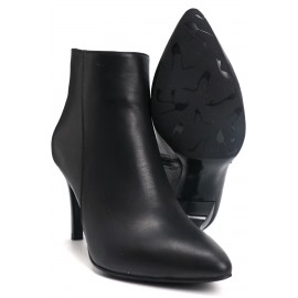 OZ DOROTHY Siyah Topuklu Deri Bot KHLK-00107