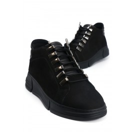 OZ DOROTHY Siyah Kadın Süet Bot KDK00C-01