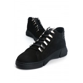 OZ DOROTHY Siyah Kadın Süet Bot KDK00C-01