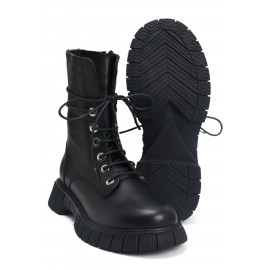 OZ DOROTHY Siyah Kadın Deri Bot KDK-318