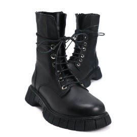 OZ DOROTHY Siyah Kadın Deri Bot KDK-318