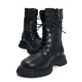 OZ DOROTHY Siyah Kadın Deri Bot KDK-318