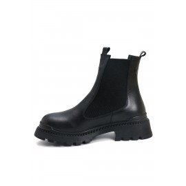 OZ DOROTHY Siyah Kadın Deri Bot KALBİ-0D10508