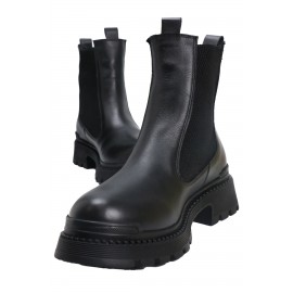 OZ DOROTHY Siyah Kadın Deri Bot KALBİ-0D10508