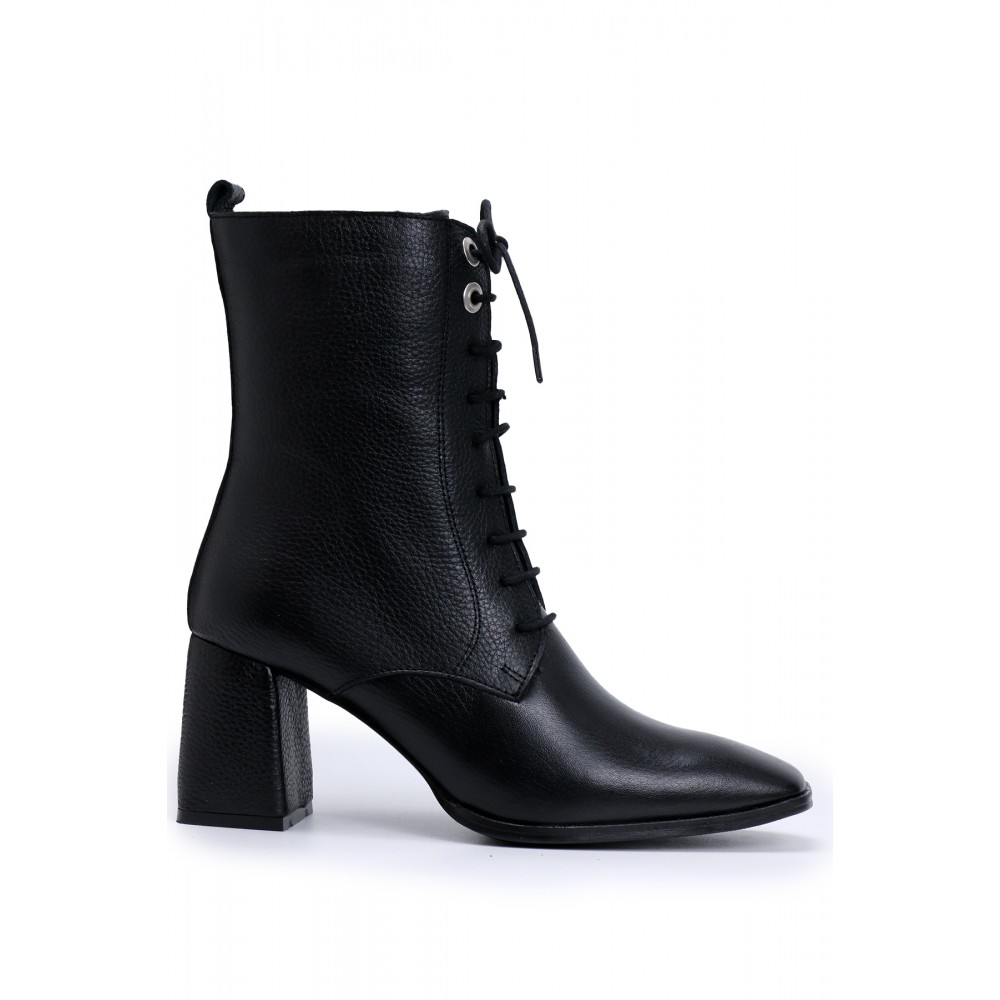 OZ DOROTHY Siyah Kadın Deri Bot K22-ŞNY451