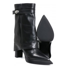 Siyah Kadın Deri Bot
