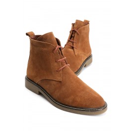  Hakiki Süet Taba Kadın Bot KŞNY-00701