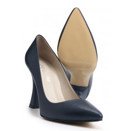 OZ DOROTHY Lacivert Deri Stiletto Y22AYZ0019