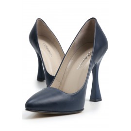 OZ DOROTHY Lacivert Deri Stiletto Y22AYZ0019