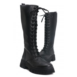 OZ DOROTHY Siyah Kadın Deri Çizme KDK-00MF-10