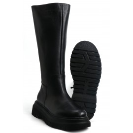 OZ DOROTHY Siyah Kadın Deri Çizme KVOOG-07058