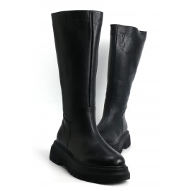 OZ DOROTHY Siyah Kadın Deri Çizme KVOOG-07058