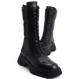 OZ DOROTHY Siyah Kadın Deri Bot KDK-010030