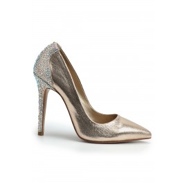 OZ DOROTHY Gold Taş Işlemeli Kadın Gece Ayakkabısı K22ATİ003196