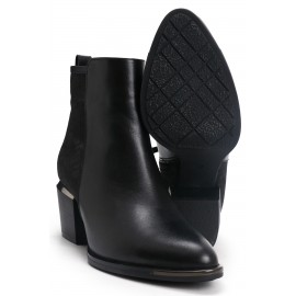 OZ DOROTHY Siyah Kadın Deri Bot KPOST-04007