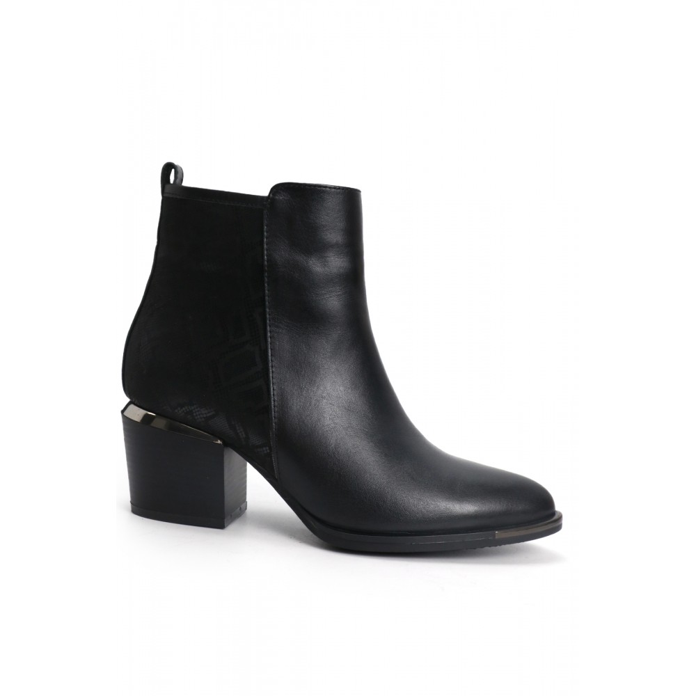 OZ DOROTHY Siyah Kadın Deri Bot KPOST-04007