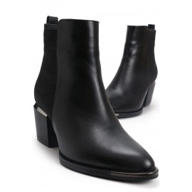 OZ DOROTHY Siyah Kadın Deri Bot KPOST-04007