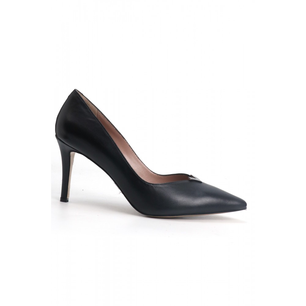 OZ DOROTHY Siyah Deri Stiletto KSRVR-08270