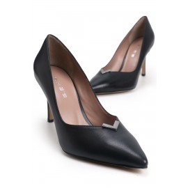 OZ DOROTHY Siyah Deri Stiletto KSRVR-08270