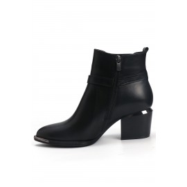 OZ DOROTHY Siyah Kadın Deri Bot KRL-00151