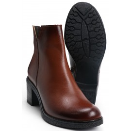 OZ DOROTHY Taba Kadın Deri Bot KPOST-04007