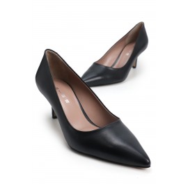 OZ DOROTHY Siyah Deri Stiletto KSRVR-08130