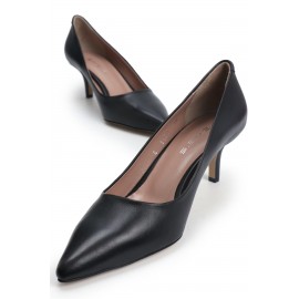OZ DOROTHY Siyah Deri Stiletto KSRVR-08130